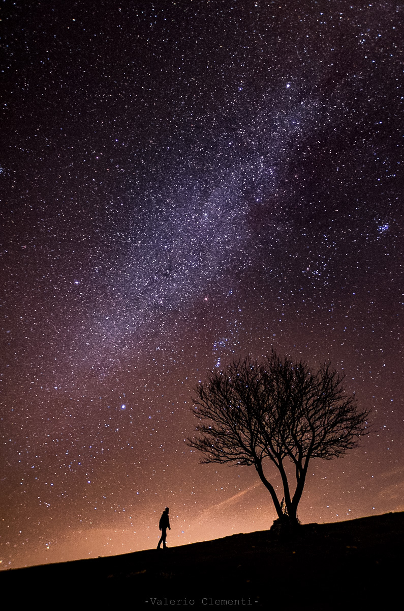 Walking under the stars