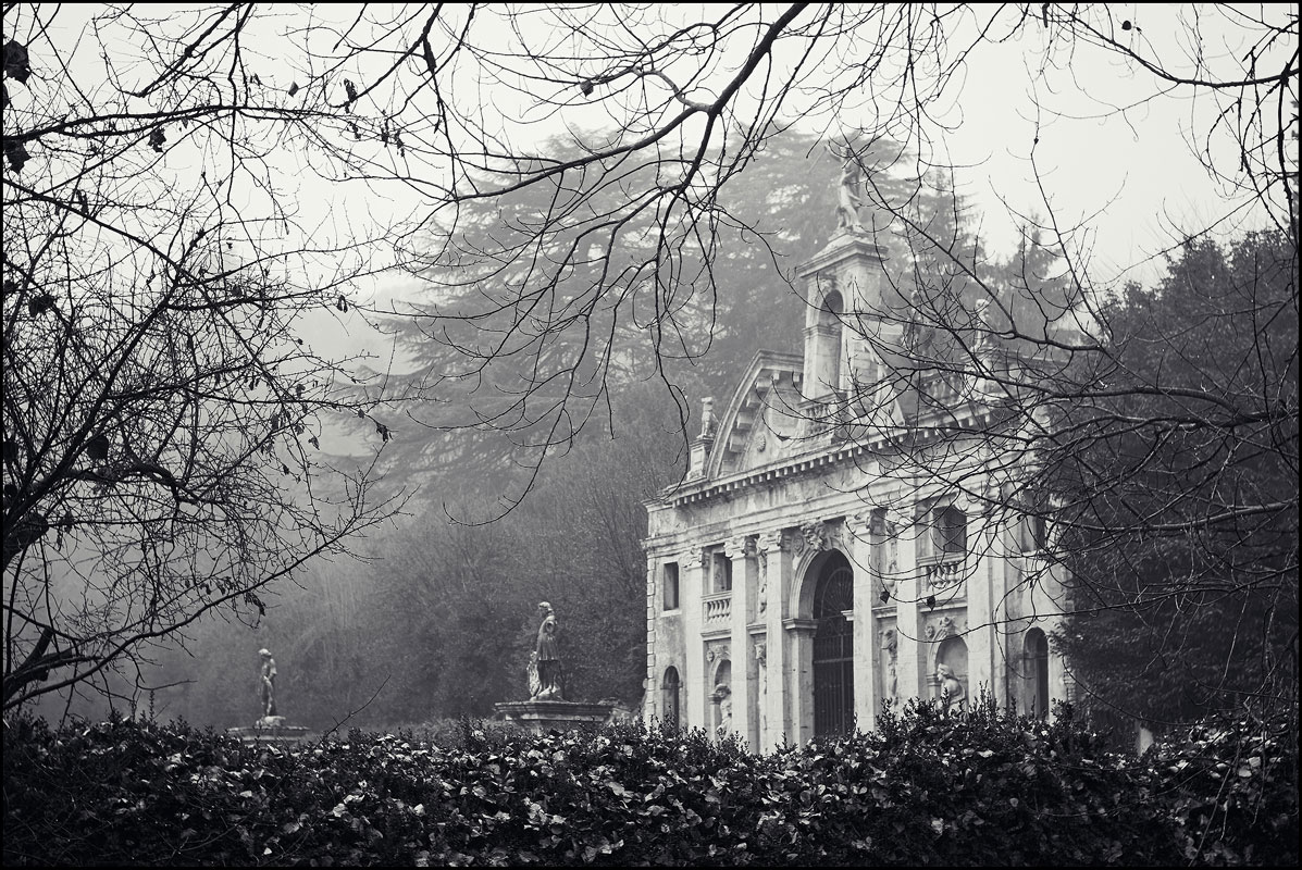 Il parco di Villa Barbarigo. Dicembre.