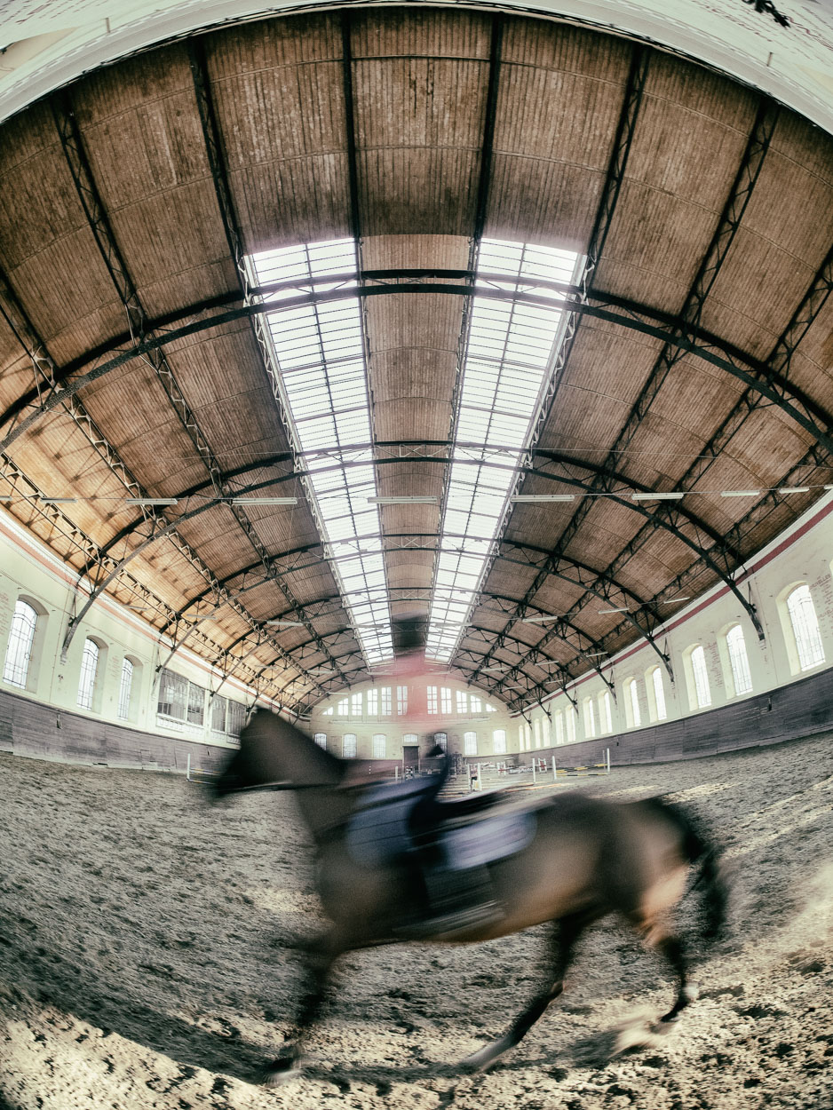 Pinerolo,La Cavallerizza Caprilli (interno)