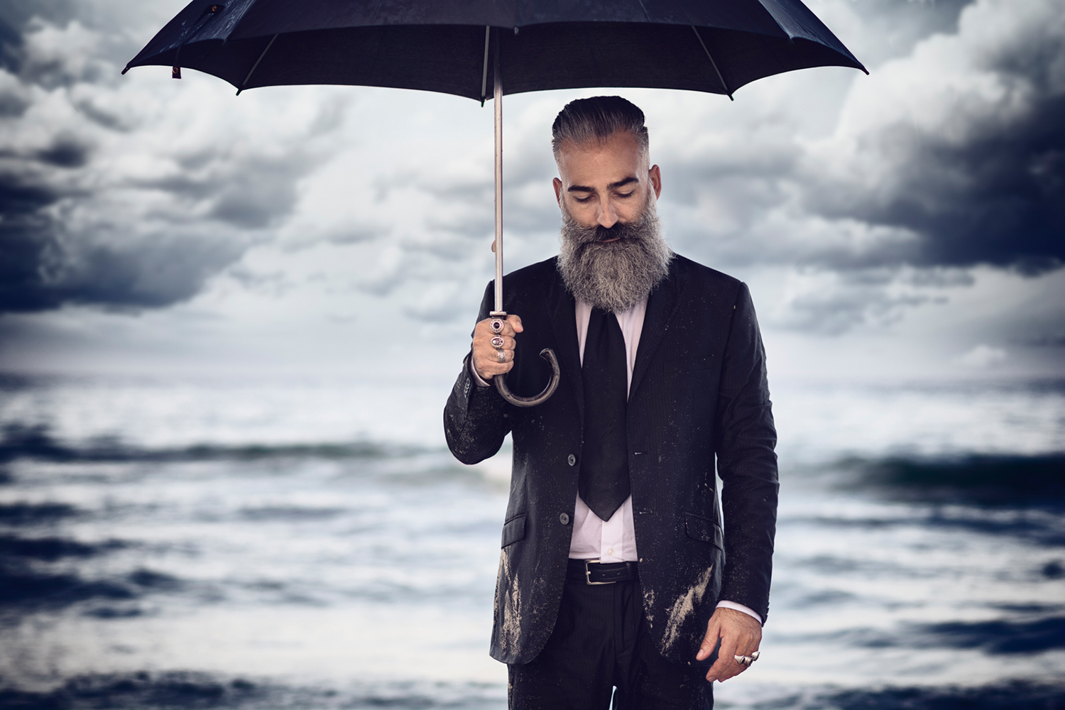 ...and in the distance... The storm