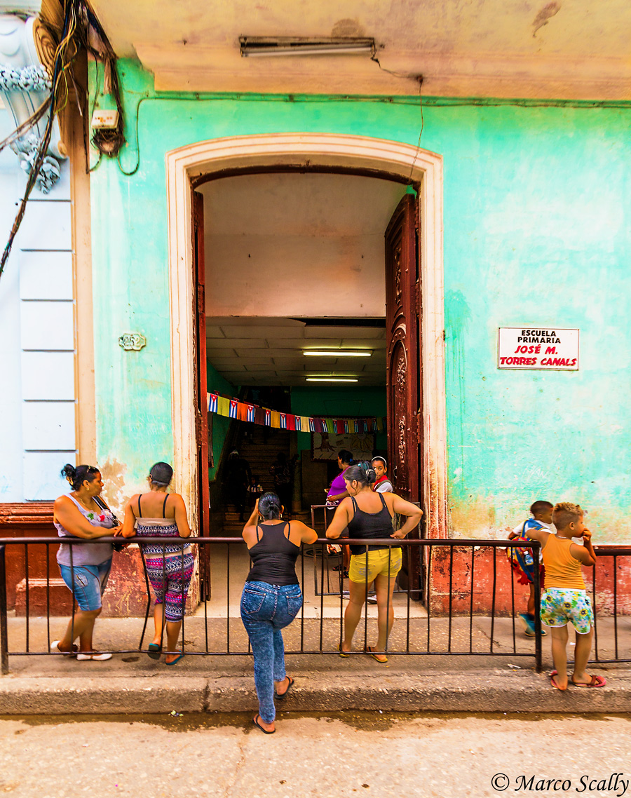 Esperando los ni�os