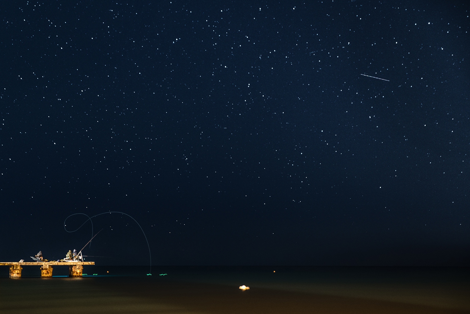 Pesca sotto le stelle