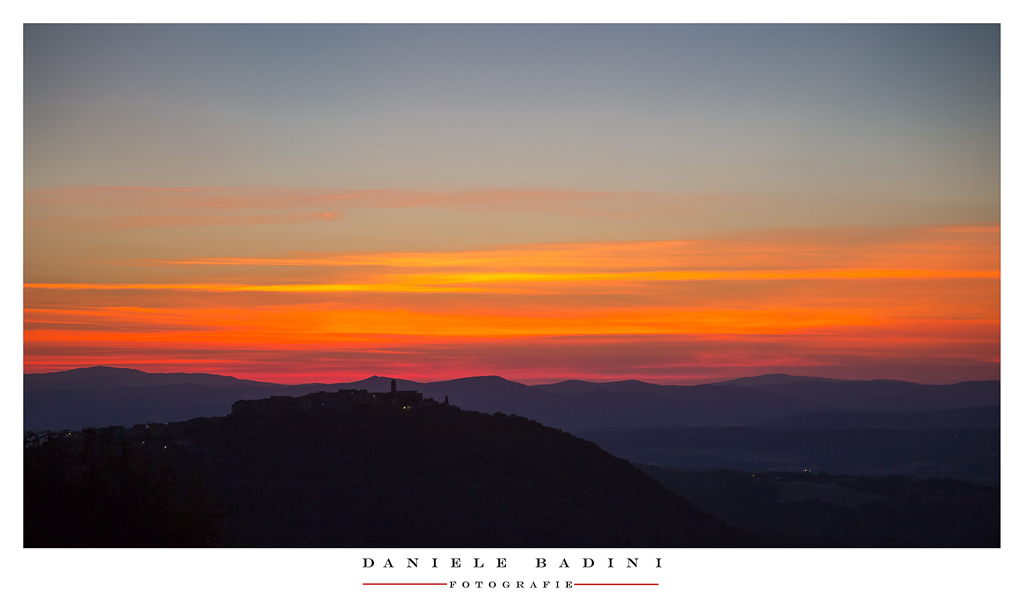 Tramonto a Montegiovi