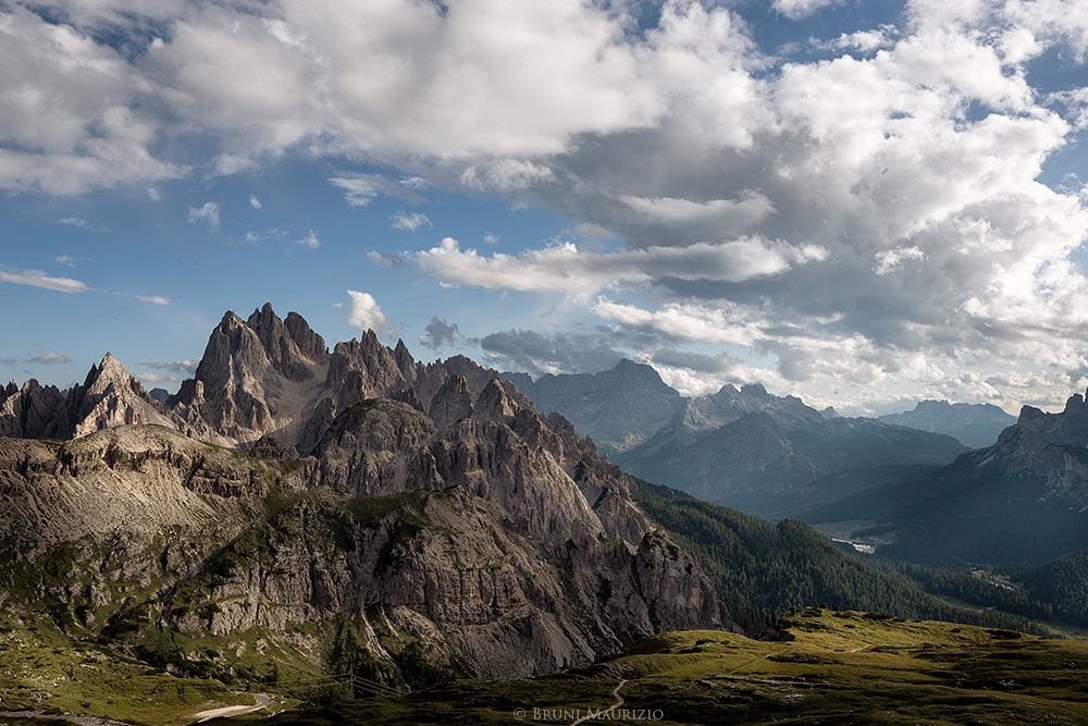 Paesaggio dalle 3 cime di Lavaredo