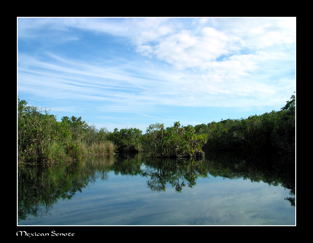 Un cenote messicano