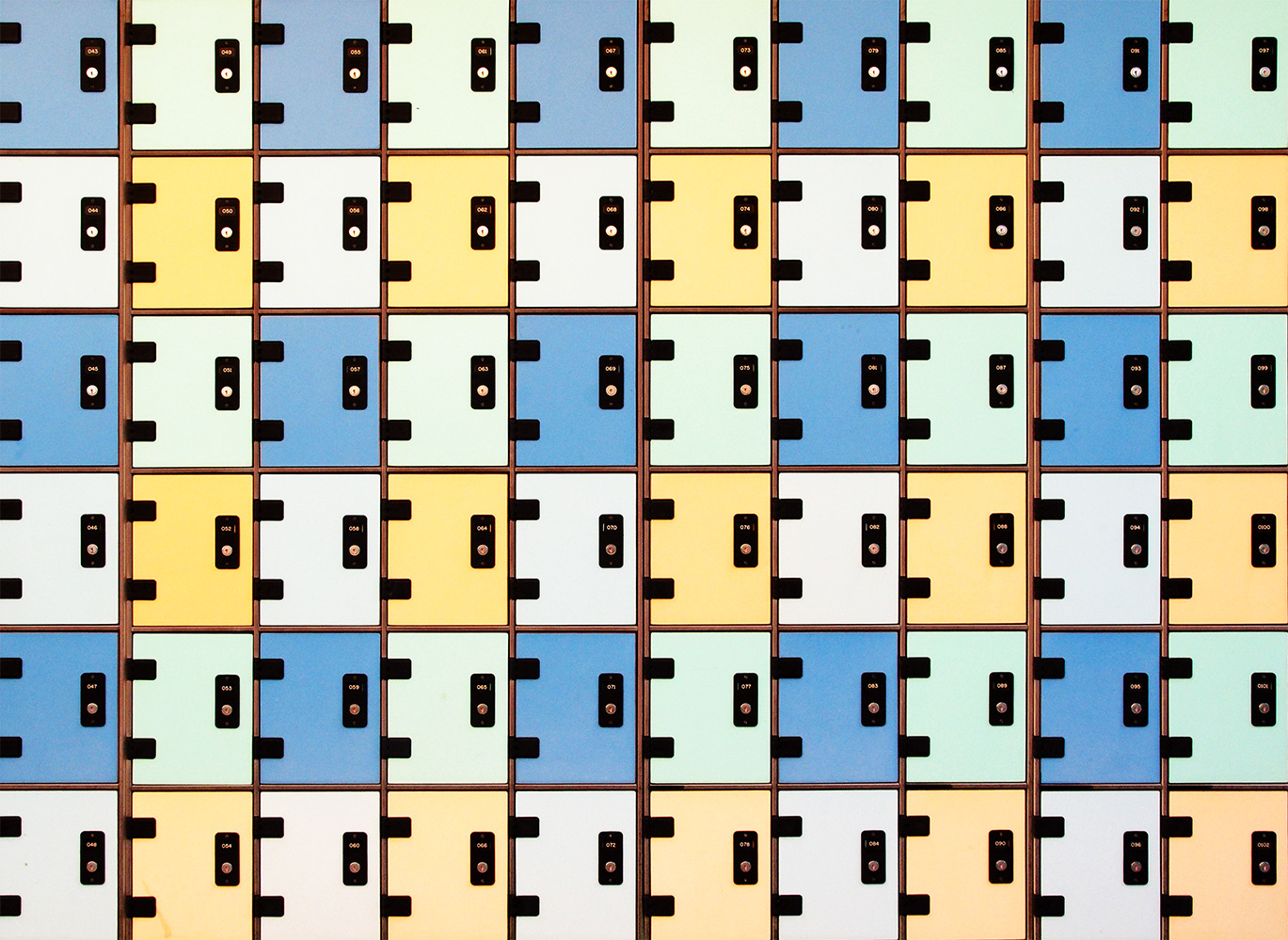 Armadietti in piscina