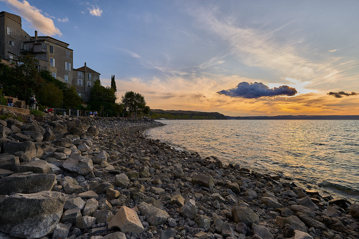 Tramndo sul lago di Bracciano