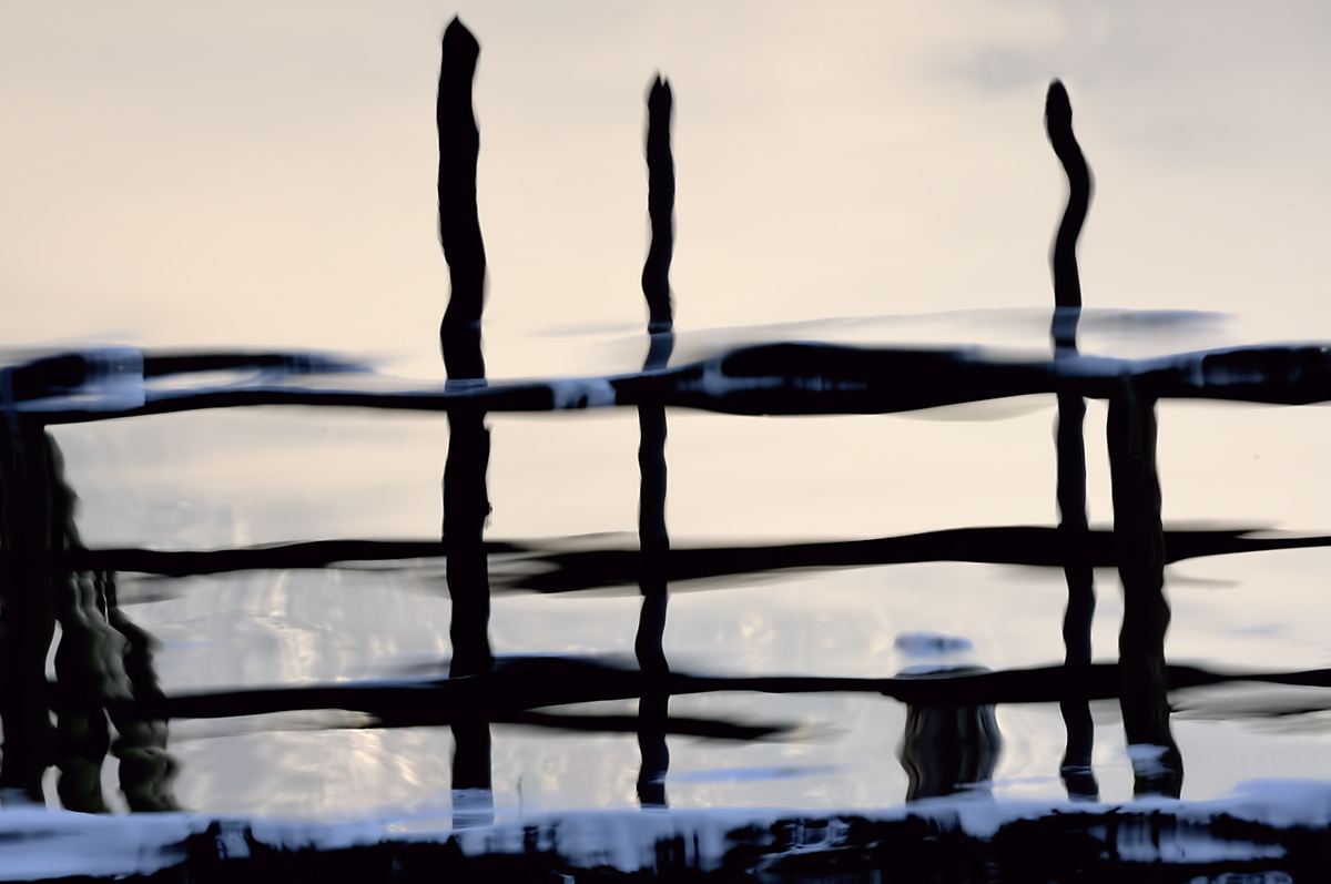 Figura dietro la staccionata