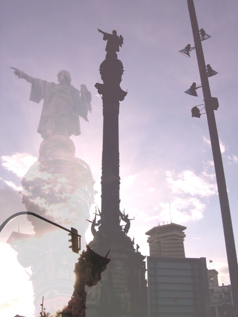 Cristoforo Colombo,porto di Brcellona