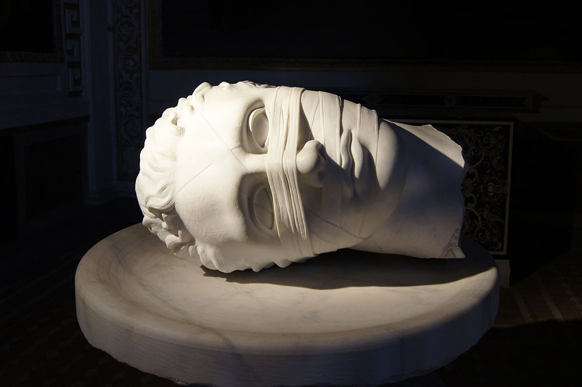 roma, testa s. giovanni battista