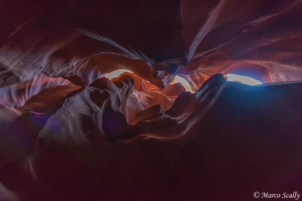 Antelope Canyon dal basso