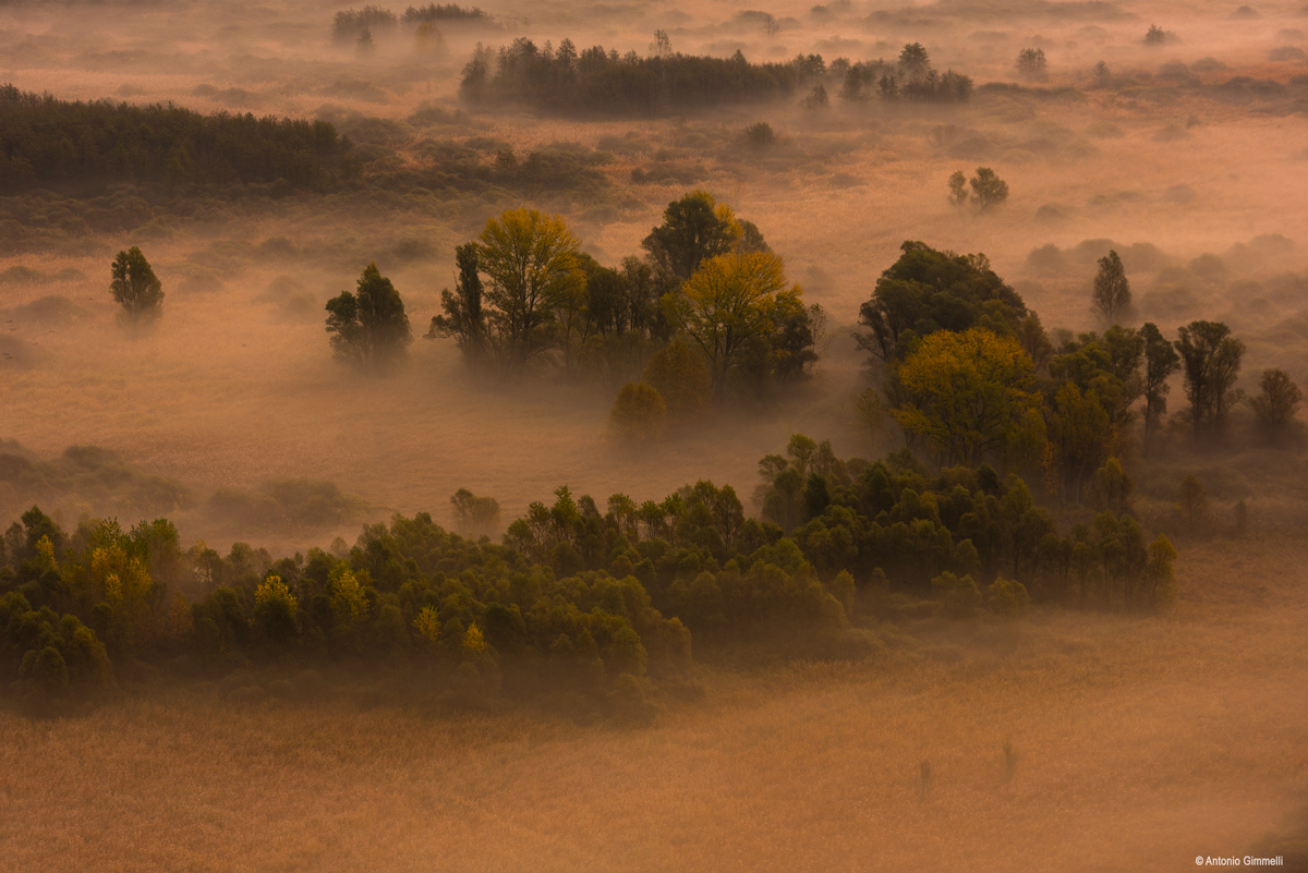 La magica alba sull'Adda