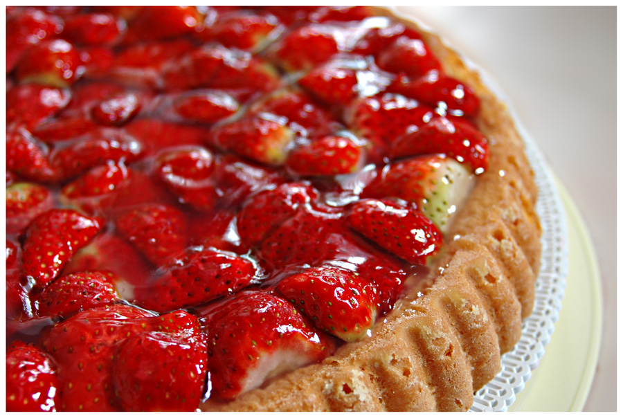 Torta di fragole