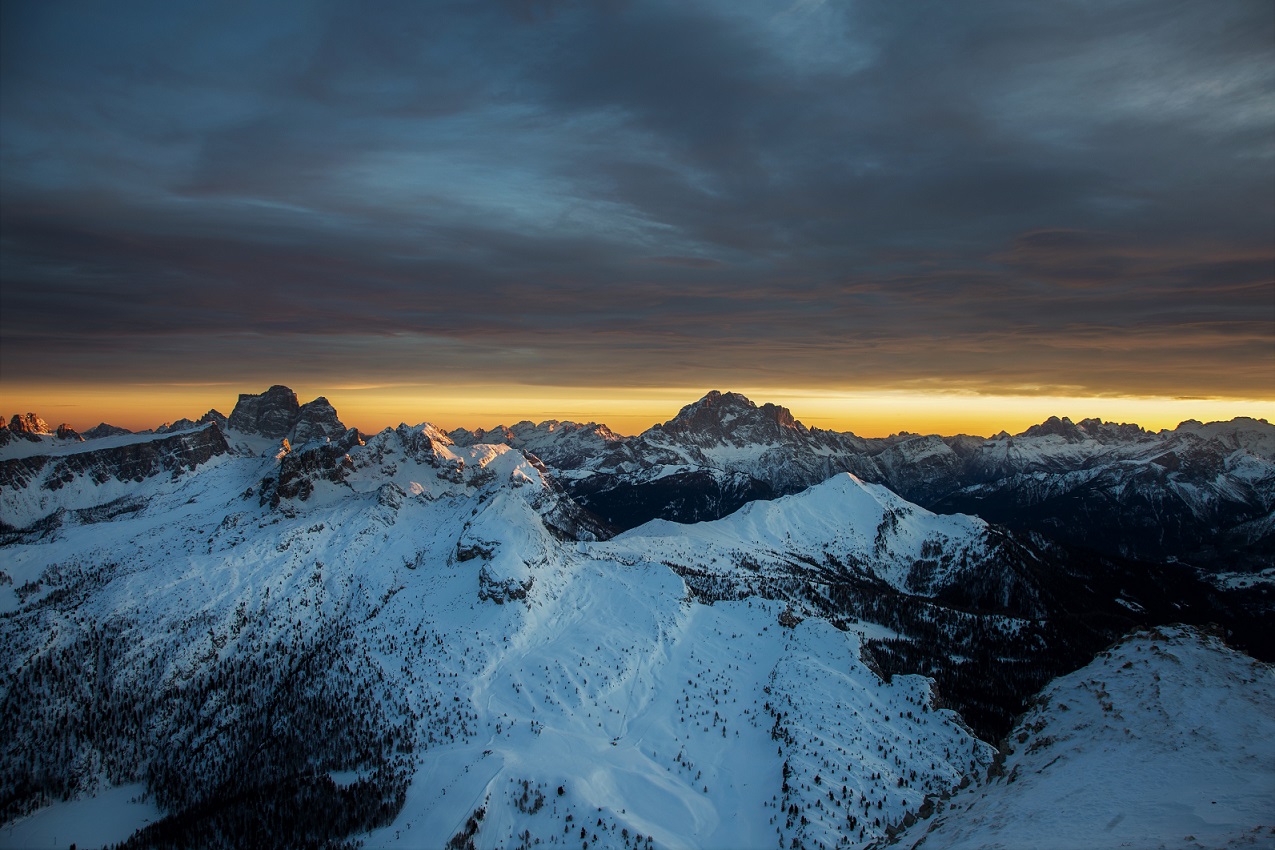 Tramonto d'alta quota