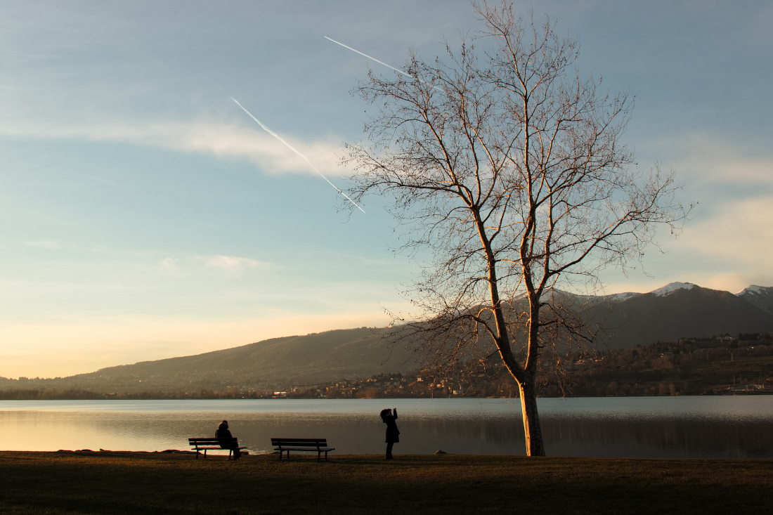 Il tramonto di un anno.