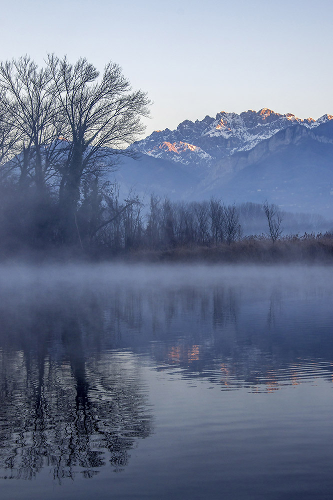 prime luci sul Resegone