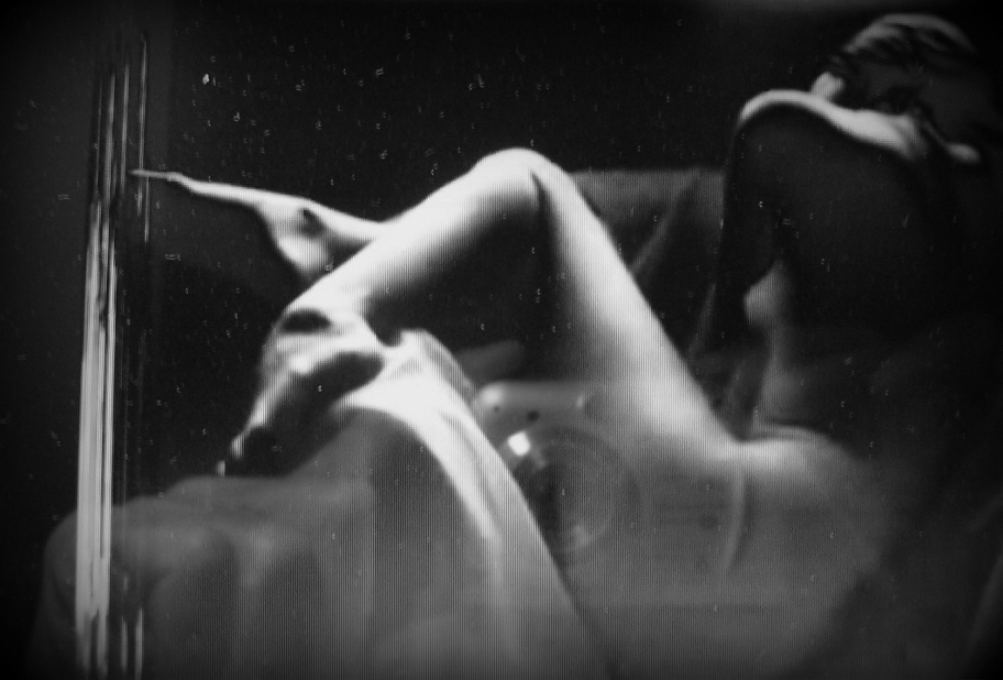 vetrina a luci rosse