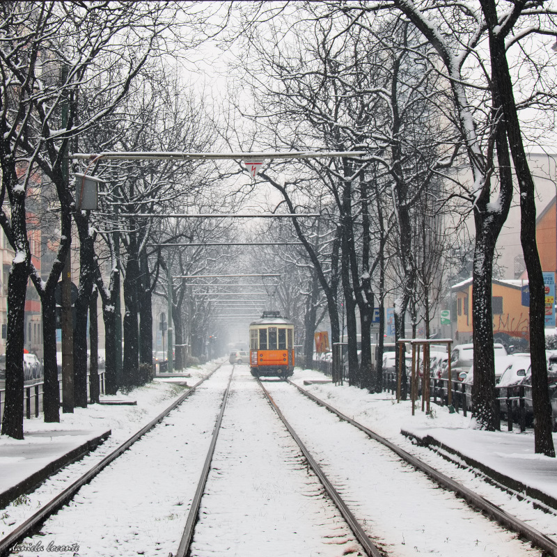 A Milano c'� la neve!!!!