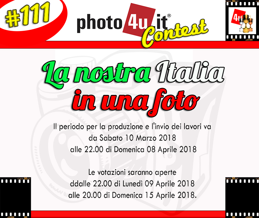 Contest 111 - La nostra Italia in una foto