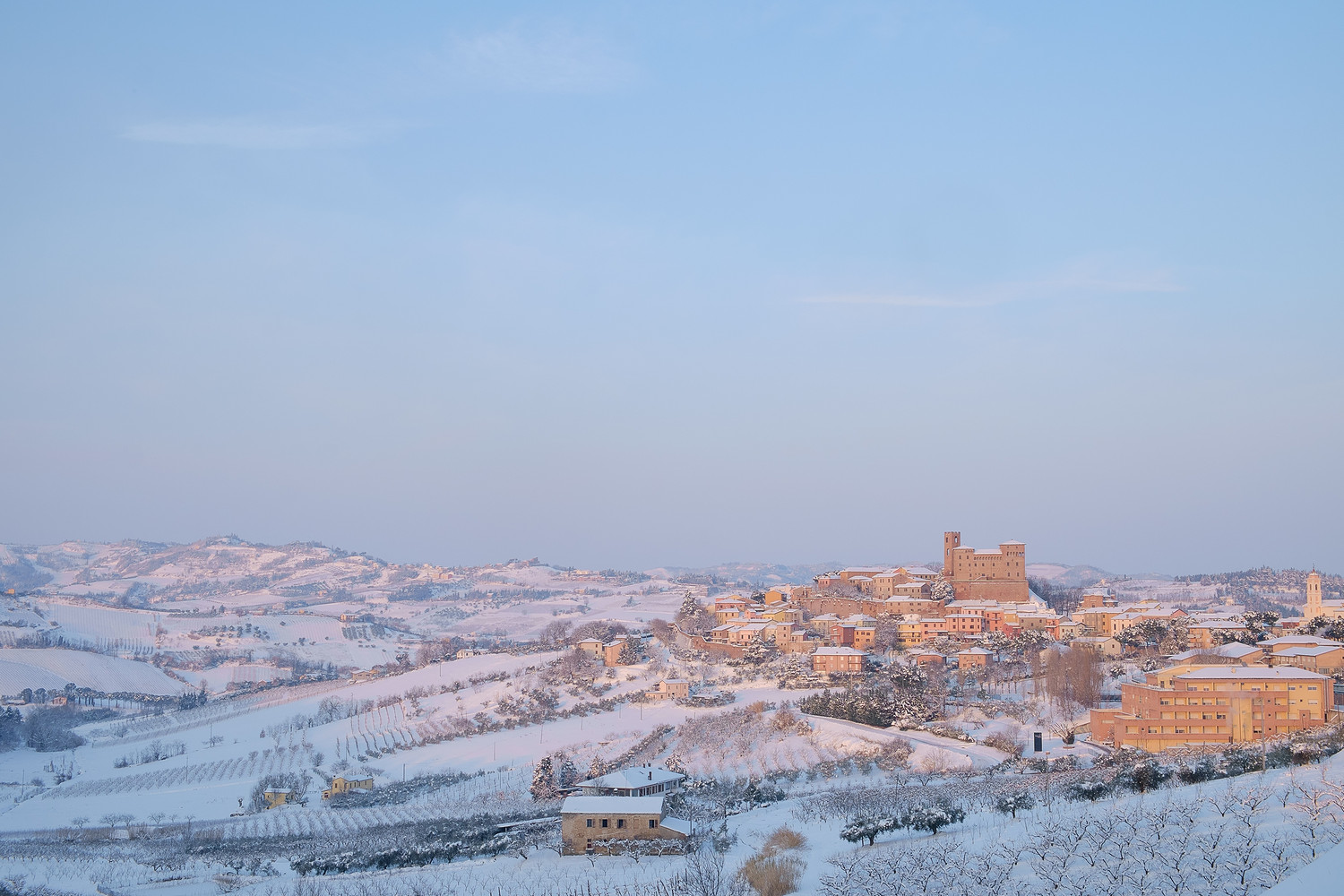 Longiano sotto la neve
