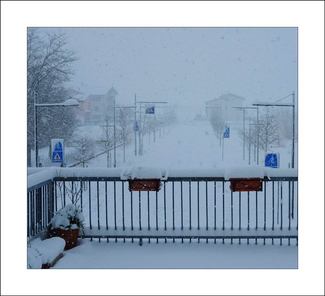 L'ultima nevicata...