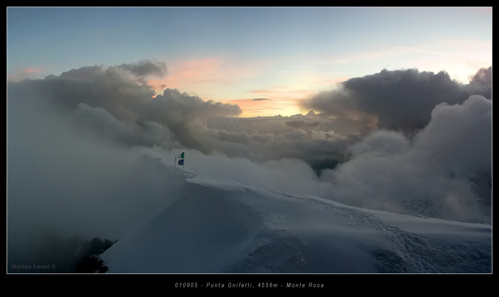Tramonto a quota 4556m