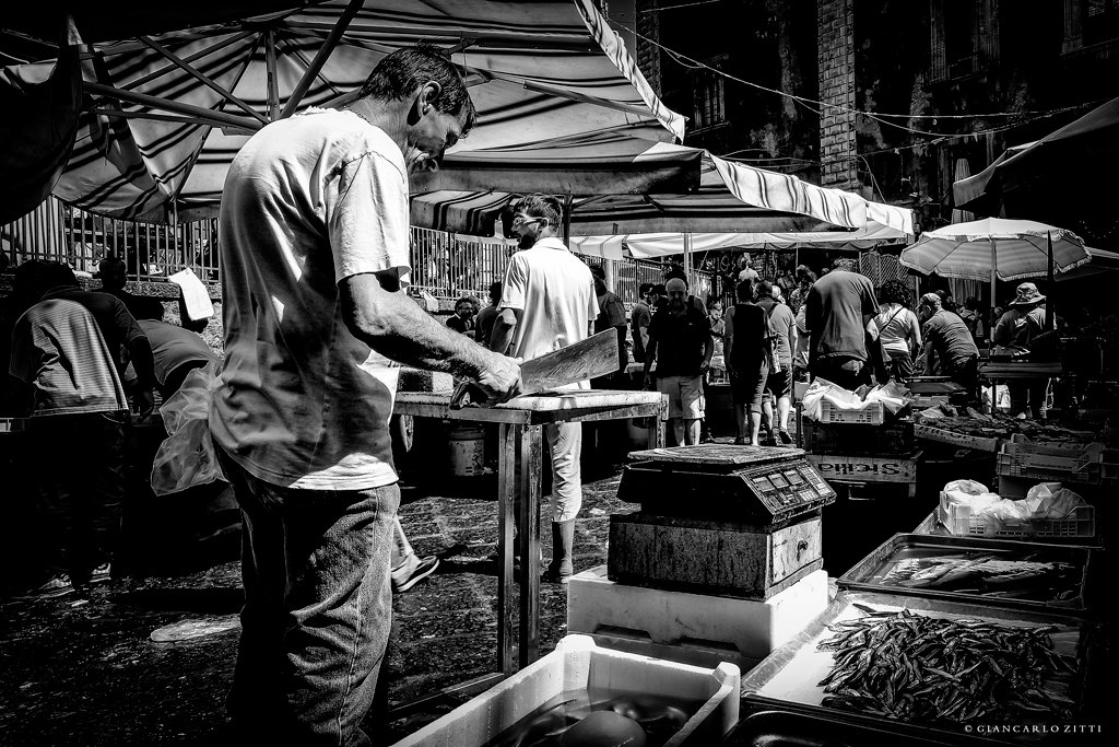 Mercato storico del pesce, Catania 2017