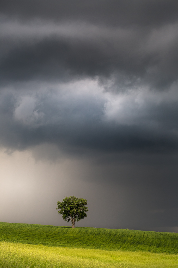 sole, nuvole e pioggia