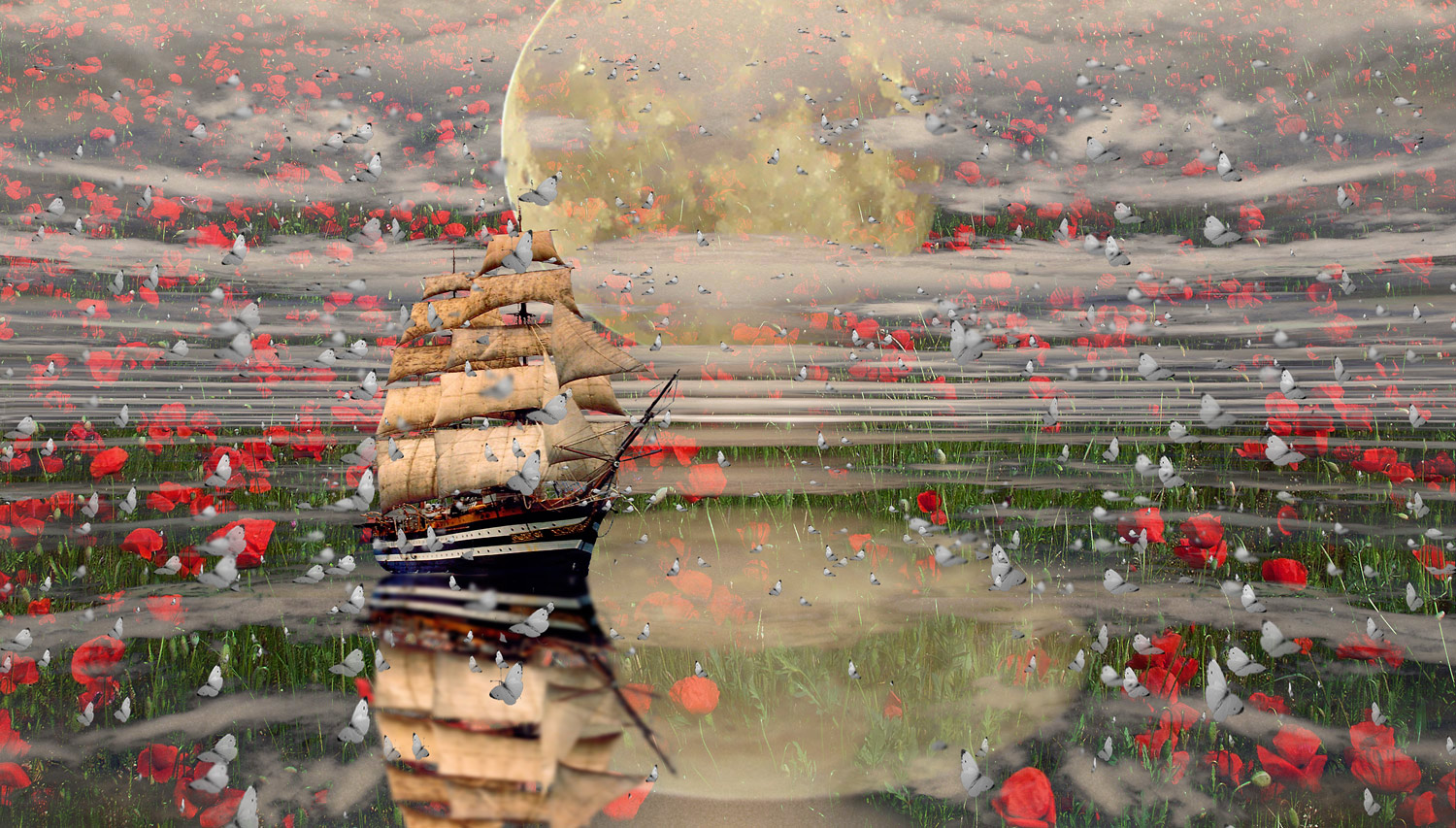 naufragar m'� dolce in questo mare...