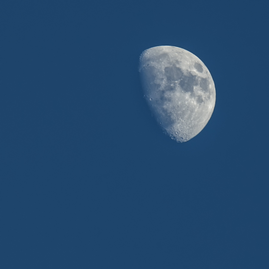 moon in blue