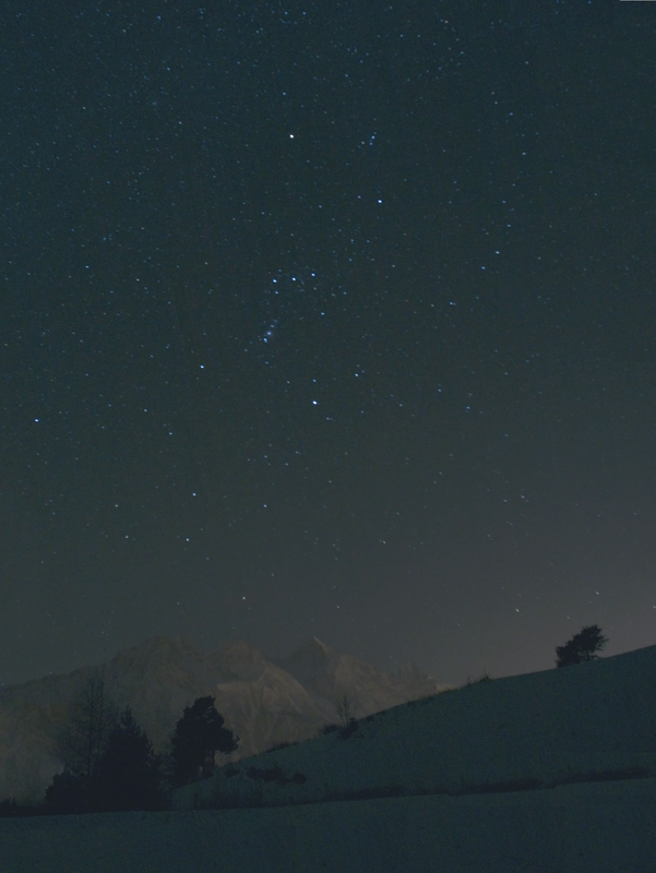 Orione sul monte Emilus