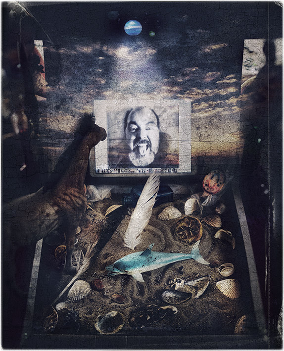 ... oggi ho visto la morte nel mare ... (autoritratto 2018)