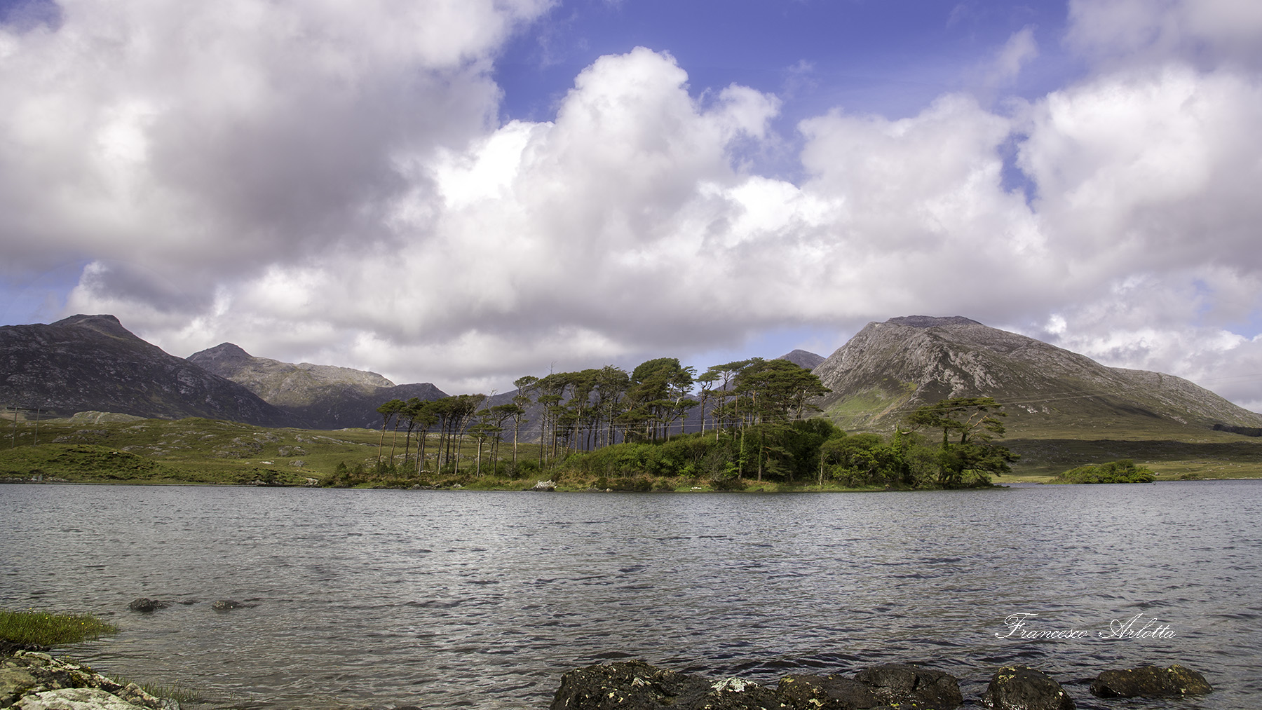 Strada da Clifden a Cong - Irlanda