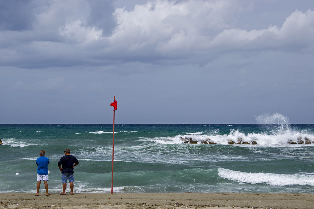 per oggi niente bagno