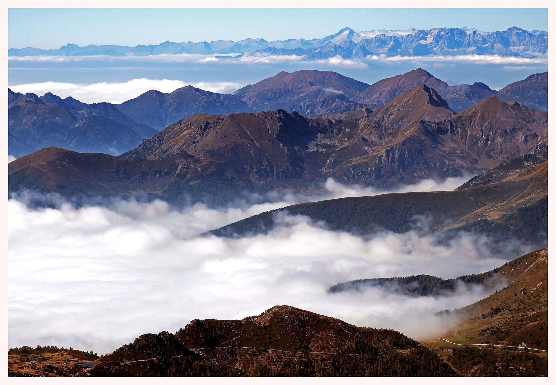 Panorama alpino da Cima d'Asta