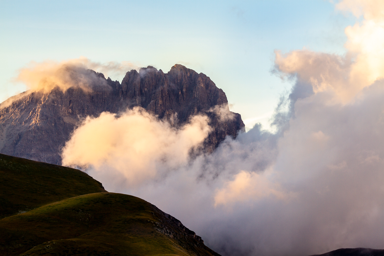 "Gran Sasso d'Italia"..... al tramonto