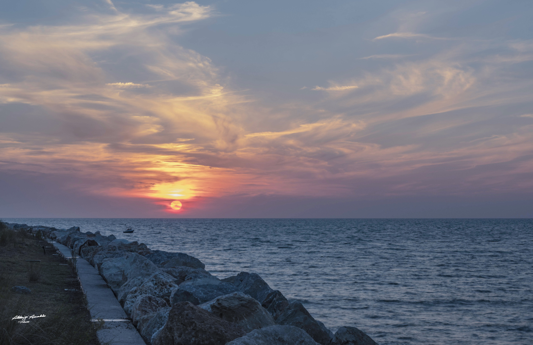 1 Tramonto..Marina di Pisa..