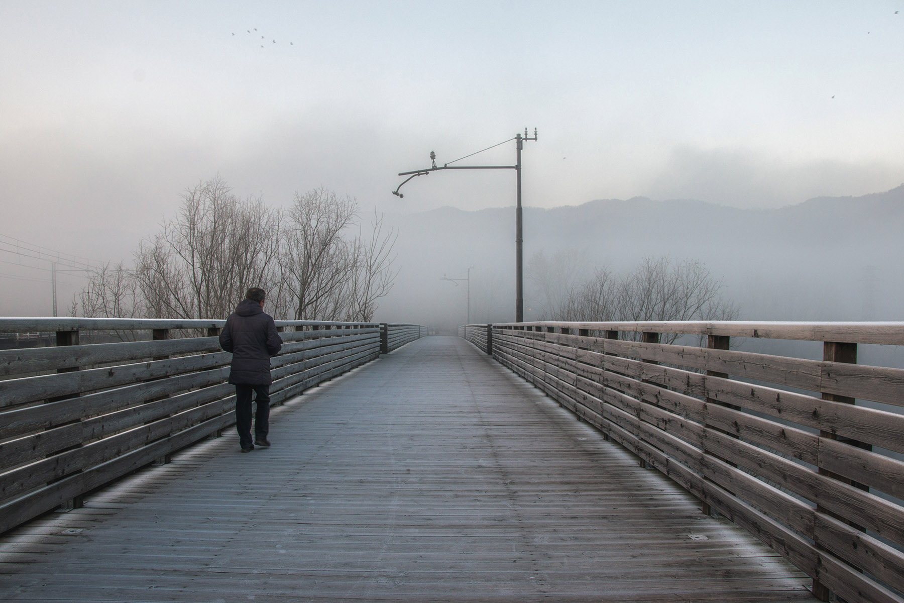 una fredda mattina di dicembre