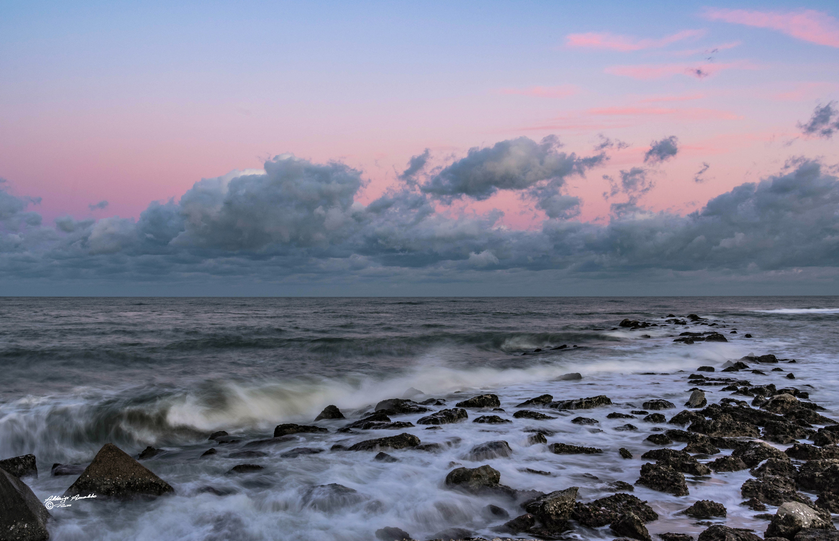 Tramonto.. sull'Adriatico visto dal Porto di Pesaro..