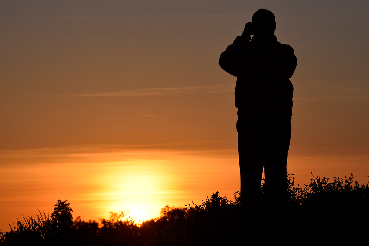 fotografando il tramonto