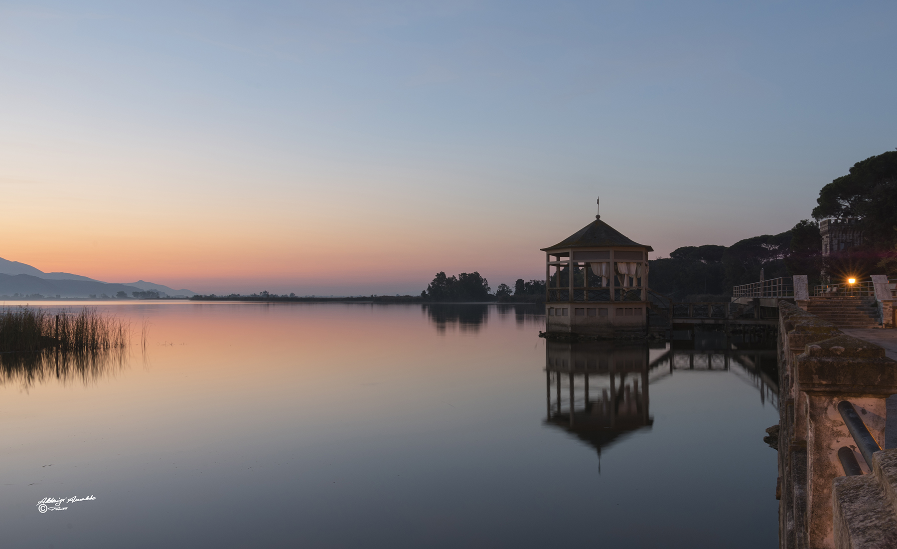 Aspettando il sorgere del sole..Lago Puccini.1