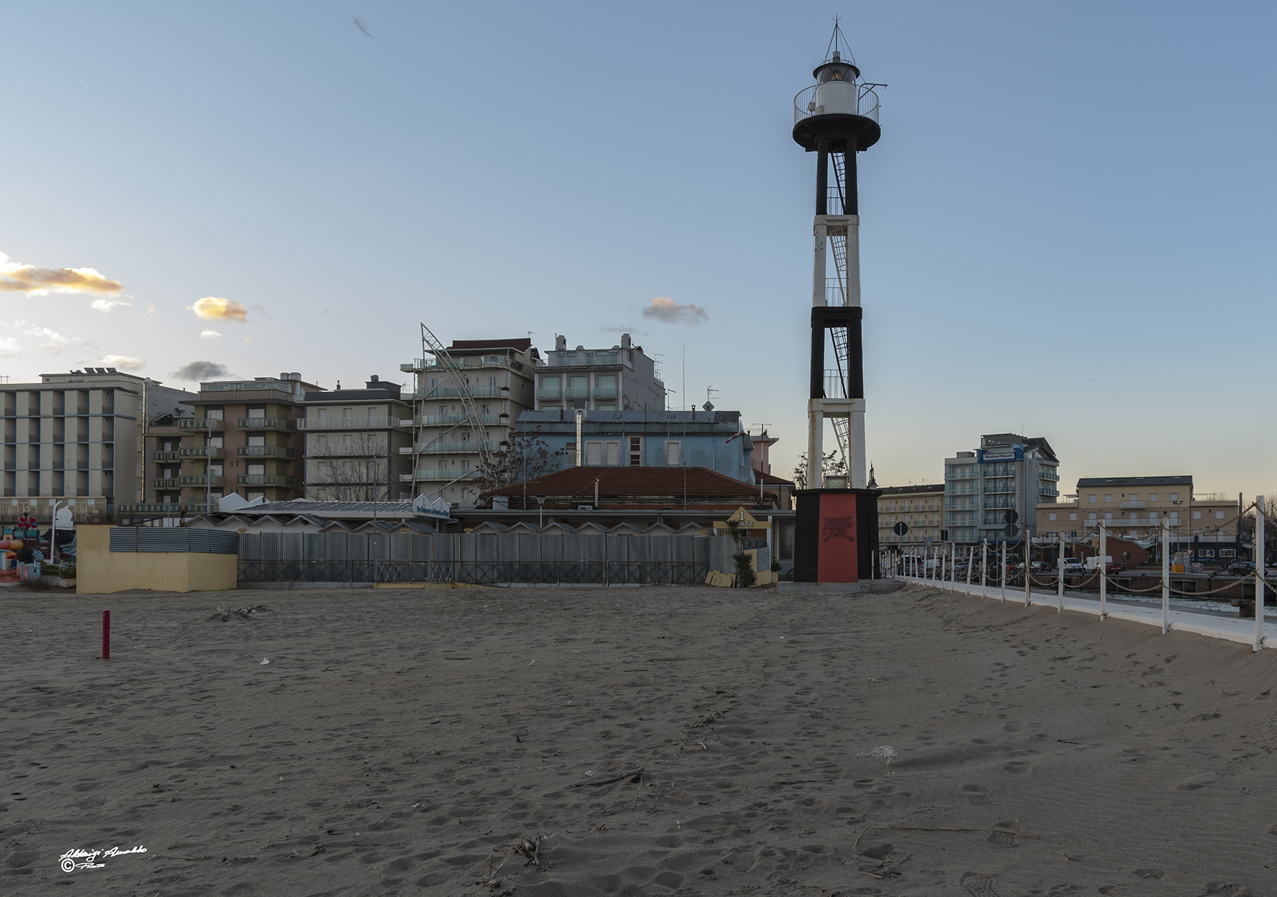 Il Faro..Porto canale tra Cattolica e Gabicce Mare. .