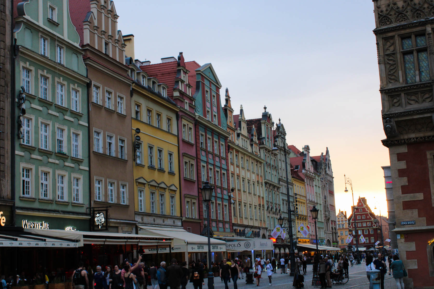 Per le vie di Wroclav (Polonia)