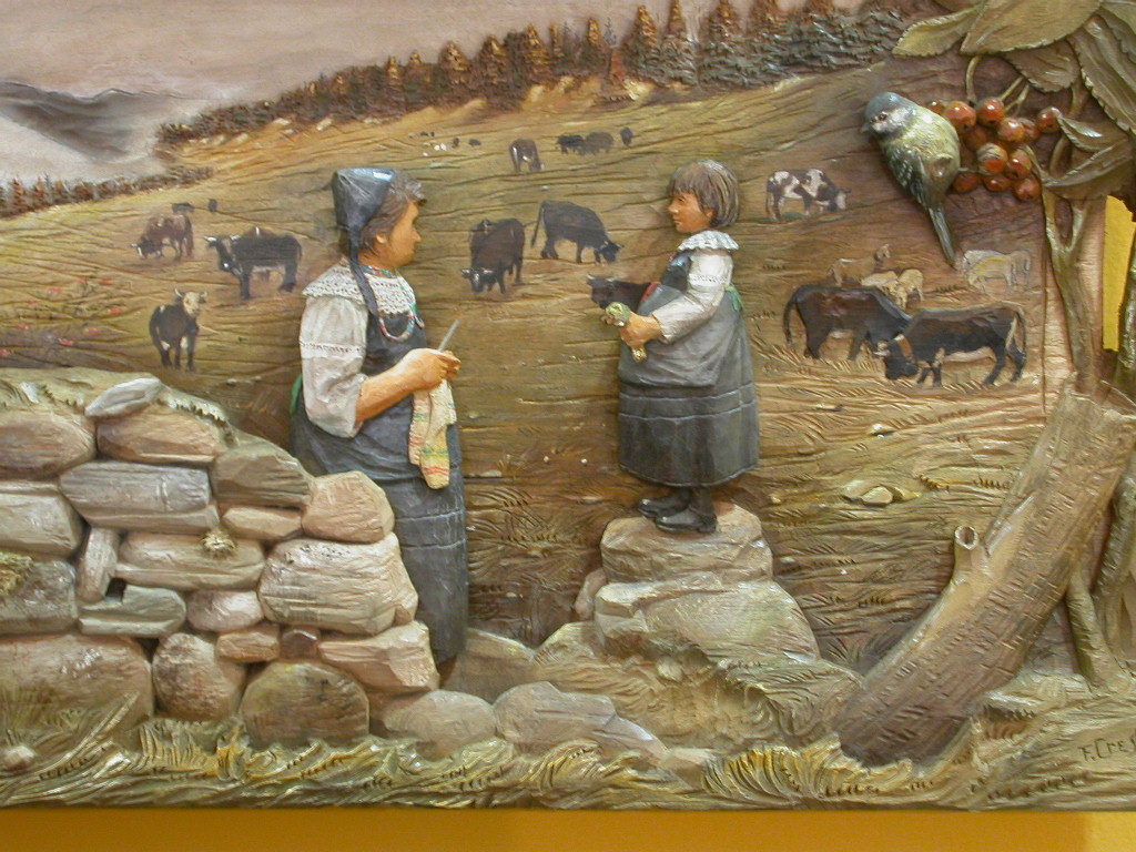 Paesaggio alpino ligneo