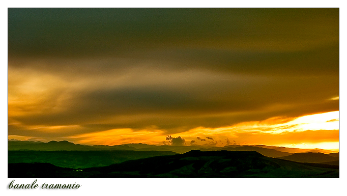 banale tramonto