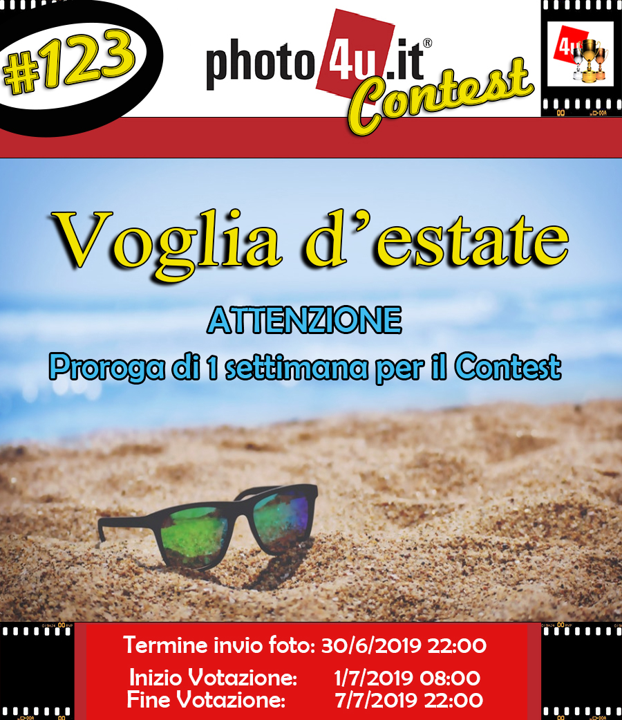123� Contest - Voglia d'estate - proroga di 1 settimana