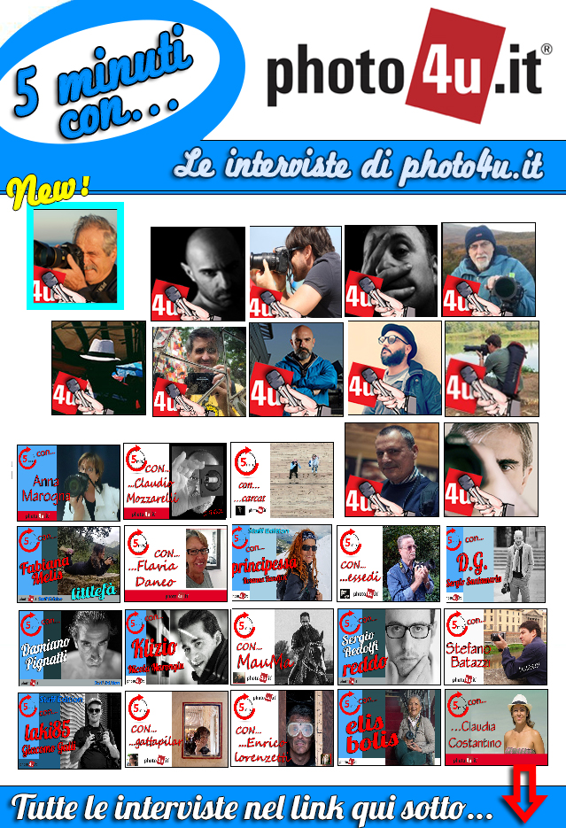 Tutte le interviste di photo4u.it
