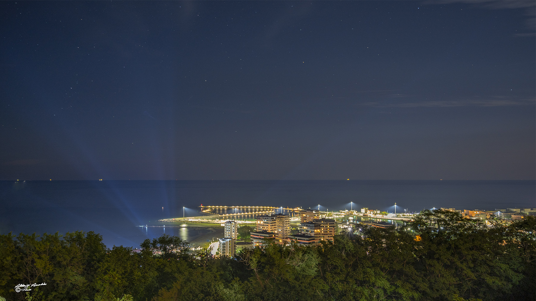 Sotto le stelle..Il porto..