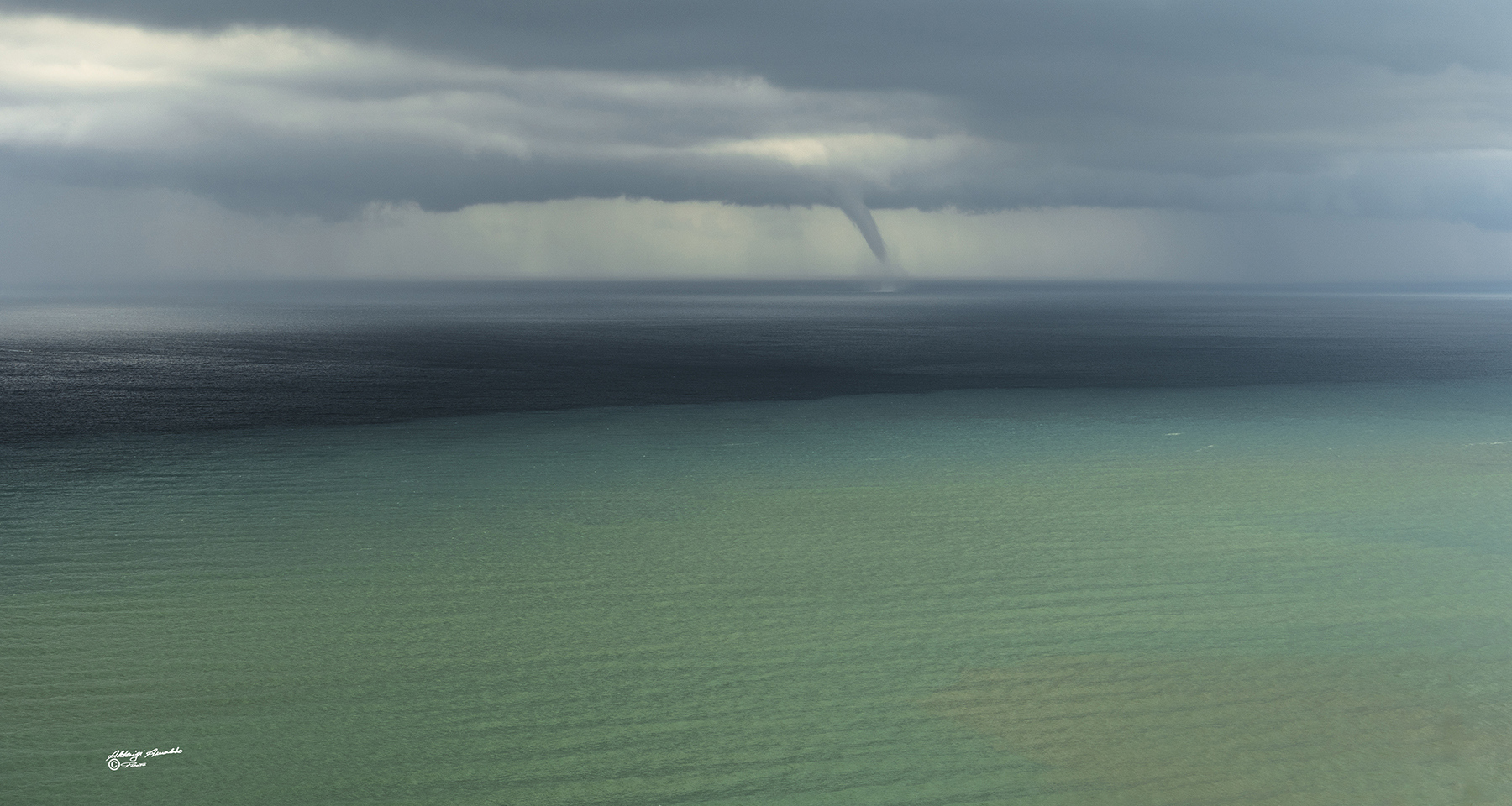 Il nascere di una tromba d'aria..