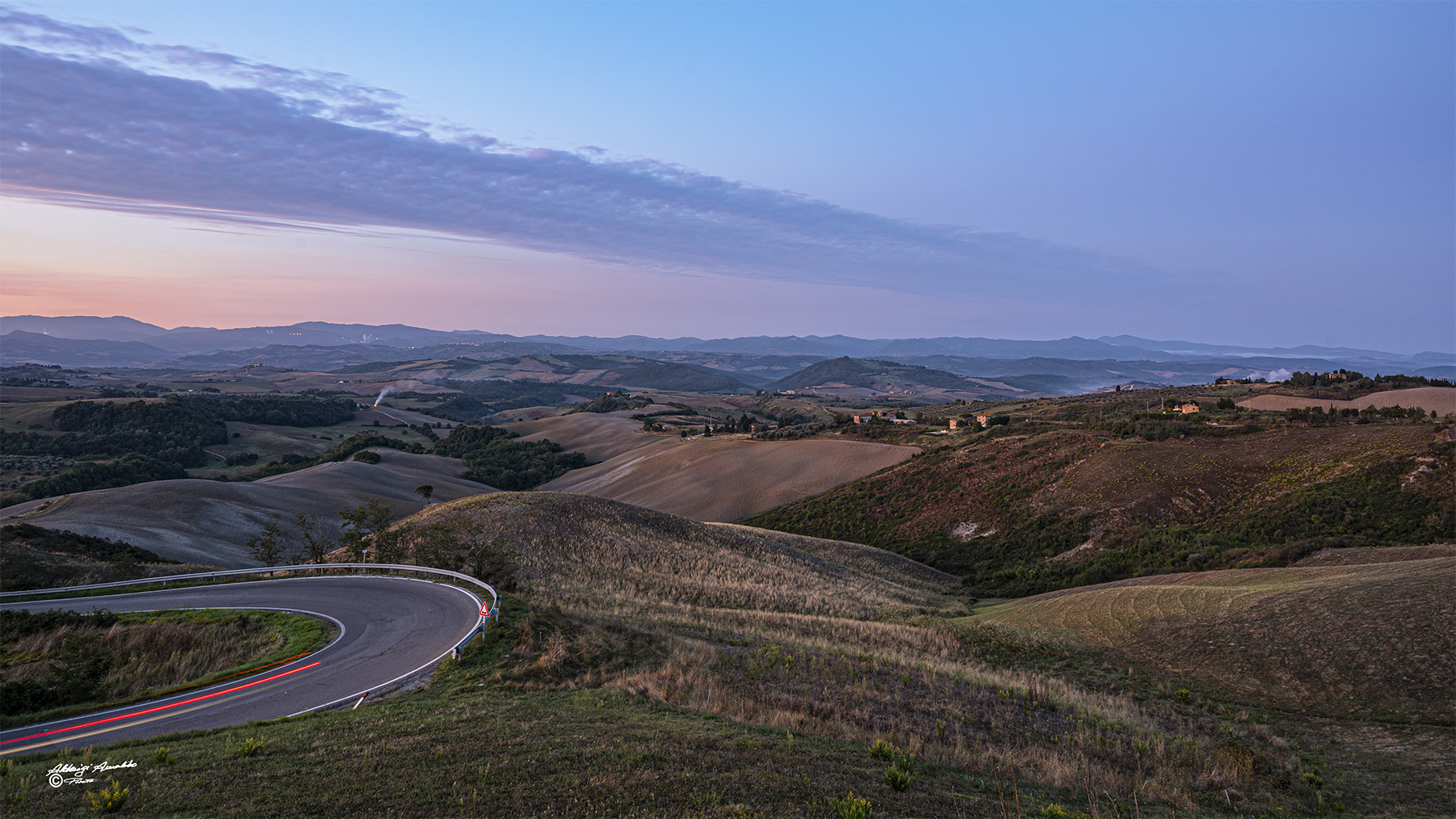 Si sta facendo giorno.. Volterra..